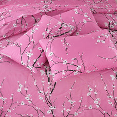 SIGNATURE PINK COTTON COMFORTER SET-7PCS