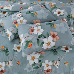 SIGNATURE EMBRIODERYY COTTON COMFORTER SET-7PCS