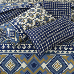 GREEN FIRE ASH-1022  COTTON COMFORTER SET-7PCS