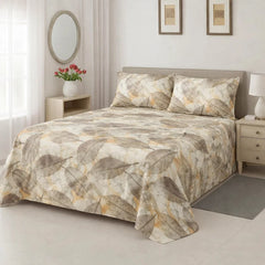 PRINTED PURE COTTON BEDSHEET ASH-5102