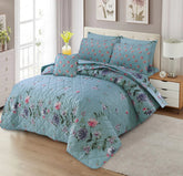 SIGNATURE SKY LEAF COTTON COMFORTER SET-7PCS