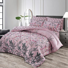 SIGNATURE PINKOUN COTTON COMFORTER SET-7PCS