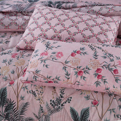 SIGNATURE PINKOUN COTTON COMFORTER SET-7PCS