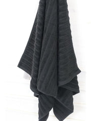 Premium Dark Gray Cotton Towels Set | Pack of 5