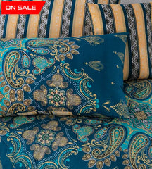 SIGNATURE FLORAL COTTON COMFORTER SET-7PCS