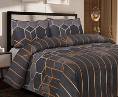 PRINTED PURE COTTON BEDSHEET ASH-40105