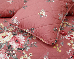 SIGNATURE PINK COTTON COMFORTER SET-7PCS