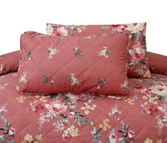 SIGNATURE PINK COTTON COMFORTER SET-7PCS