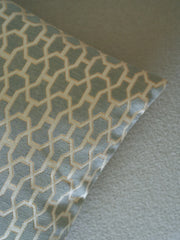 Ivory Maze Grey Cushion Cover