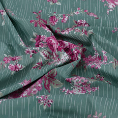 AESHTHETIC PRINTED PURE COTTON BEDSHEET ASH-4005