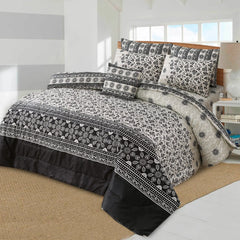 SIGNATURE JHUMKA COTTON COMFORTER SET-7PCS