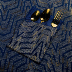 Navy Gold Nexus Table Set