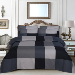BLACK JEKH ASH-1021  COTTON COMFORTER SET-7PCS