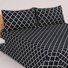 PRINTED PURE COTTON BEDSHEET ASH-4075