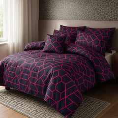 SIGNATURE PIANO COTTON COMFORTER SET-7PCS