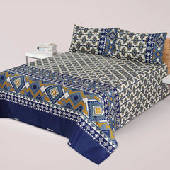 PRINTED PURE COTTON BEDSHEET ASH-4067