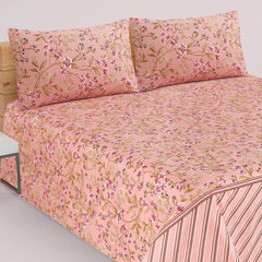 PRINTED PURE COTTON BEDSHEET ASH-40104