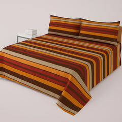 COTTON BEDSHEET | With pipped pillow | ST-B5
