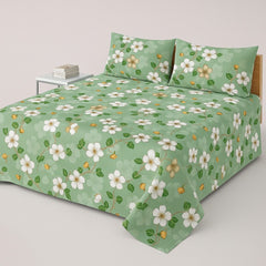 PRINTED PURE COTTON BEDSHEET ASH-40117