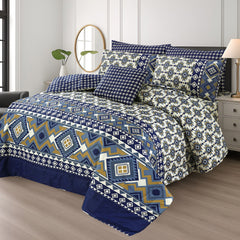 GREEN FIRE ASH-1022  COTTON COMFORTER SET-7PCS