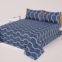 PRINTED PURE COTTON BEDSHEET ASH-40119